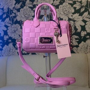 Juicy Couture Lavender Checkered Mini Bag